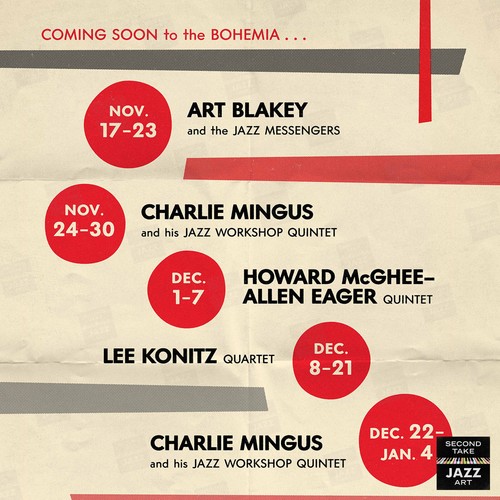 Art Blakey - Charles Mingus jazz poster - At the Cafe Bohemia - 1955 - Picture 6 of 7