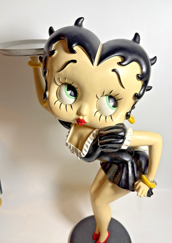 2005 Betty Boop French Maid /Sexy Waitress Beverage Holder Statue 21" - Picture 2 of 9
