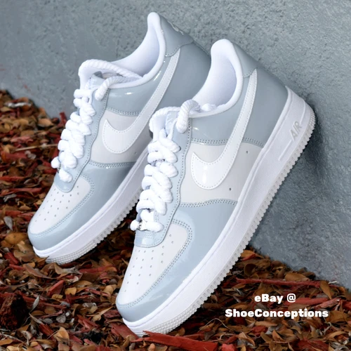 Nike Air Force 1 '07 LV8 Shoes Wolf Gray White HV9405-001 Men's Sizes NEW