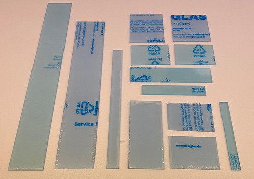 Acrylglas PMMA PLEXIGLAS ® Platte farblos klar 1,5mm bis 20mm Platte Wunschmaß - Bild 2 von 6