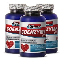Coenzyme Q-10. Antioxidant. Heart Health. Energy (3 Bottles)