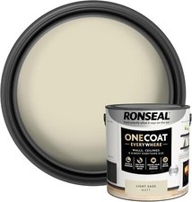 Image of Ronseal One Coat Evrywhere Matt Paint 2.5L All 21 Colours Available