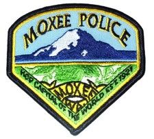 MOXIE WASHINGTON WA Sheriff Police Patch HOP CAPITAL OF THE WORLD BEER