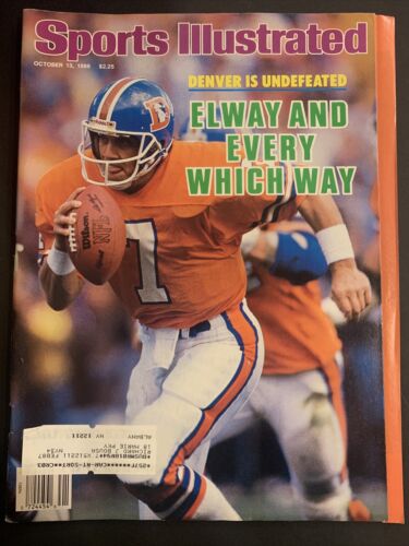 SPORTS ILLUSTRATED OCTOBER 13, 1986 DENVER UNDEFEATED  ELWAY AND EVERY WHICH WAY - Picture 1 of 1
