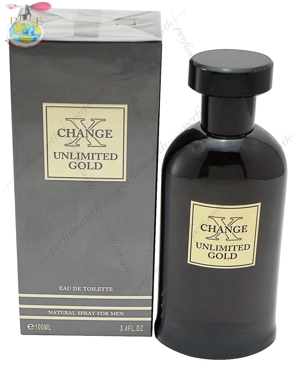 Xchange Unlimited Gold By Karen Low 3.4 oz 100ml Edt Spray For Men New In Box