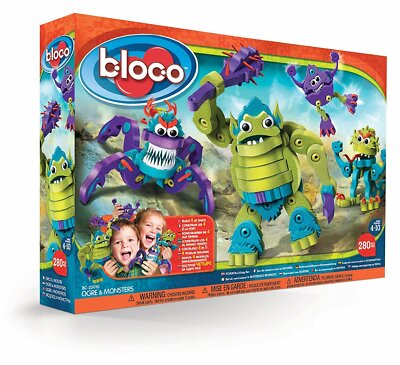 Bloco Ogre & Monsters STEM Toy 3D Creatures Interlocking Foam Building  Block Set | eBay
