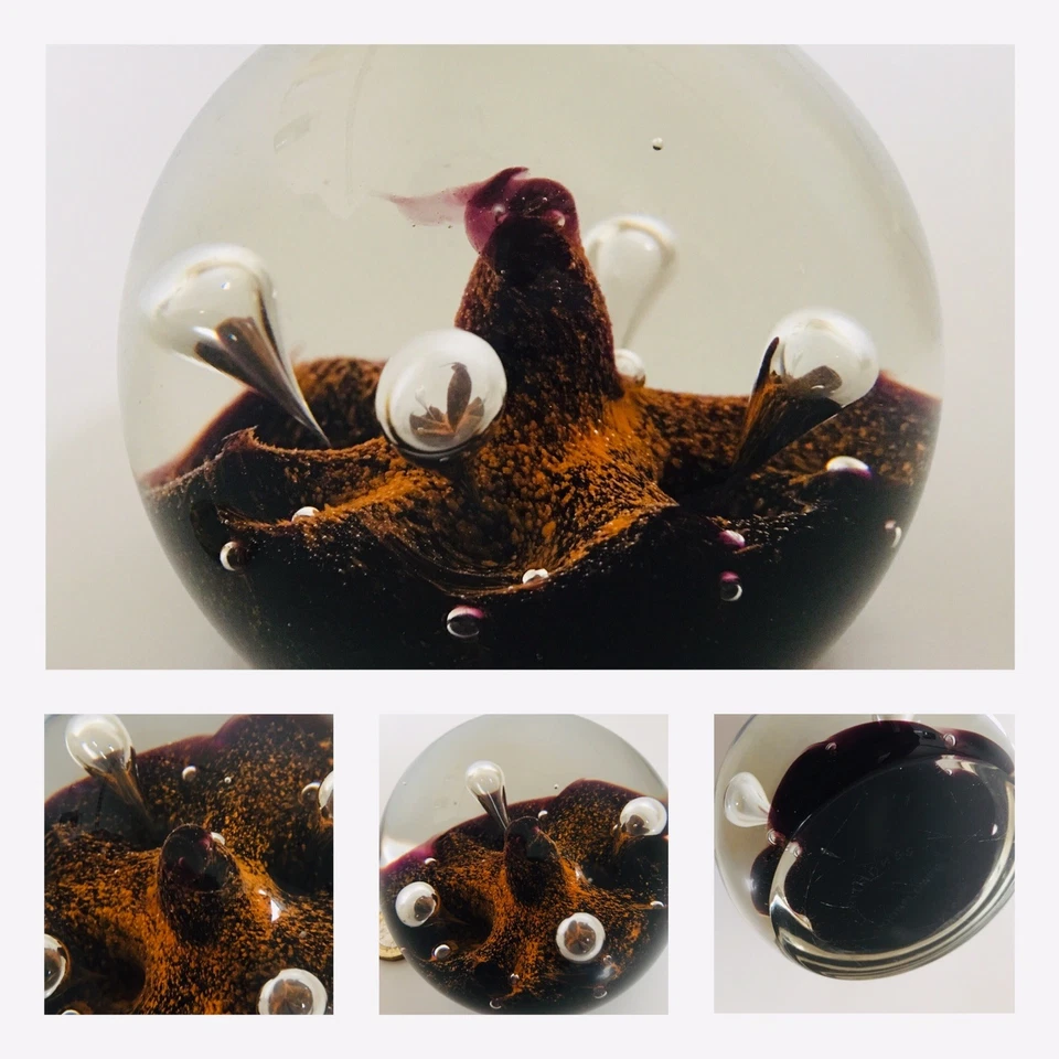 Caithness paperweight "Moonflower" Stunning 1970s Vintage - Image 2 of 2