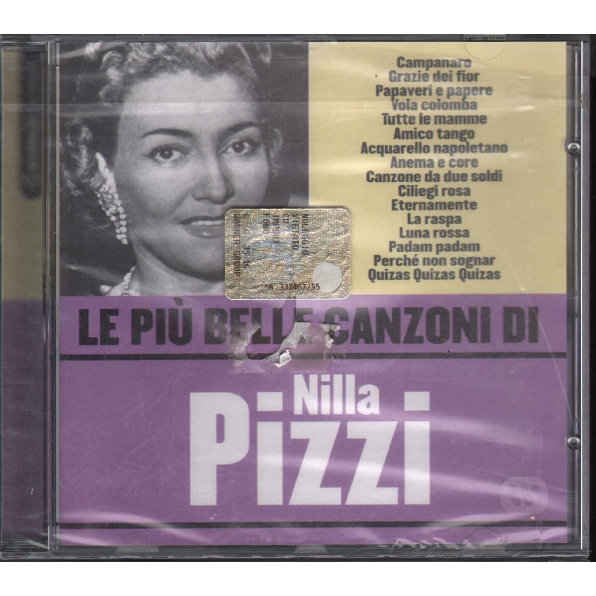 Nilla Pizzi ‎CD Le Piu' Belle Canzoni Di / Warner 5051011 1985-5-7 Sealed