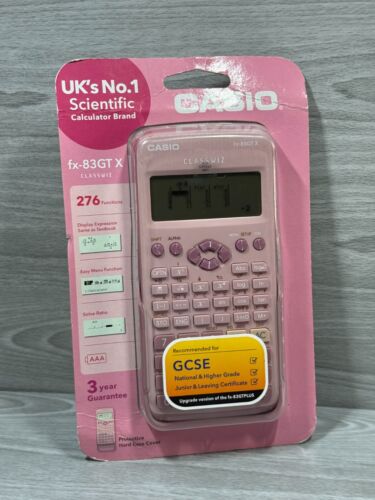 Casio FX-83GTX Classwiz 276 Functions Scientific Calculator - Brand New & Sealed - Picture 4 of 10