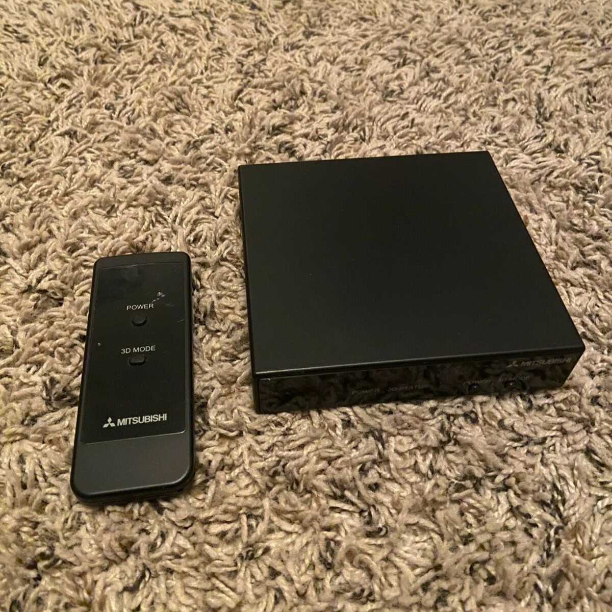 Mitsubishi Electric 3D Adapter Console Box 3DA-1 with Remote (UNTESTED ...