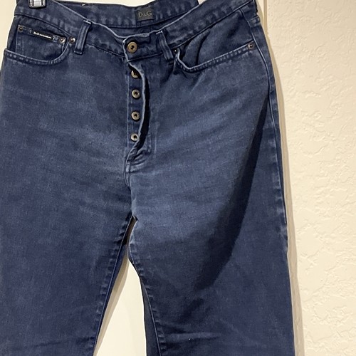 Jeans Dolce & Gabbana blu scuro, mostra 30 x 34 blu, Made in Italy perfette condizioni - Foto 7 di 13