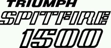 Triumph spitfire 1500 sticker decal x 1, other colours available