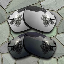 Silver Grey Black Lenses Replacement For-RB2140-54MM Polarized