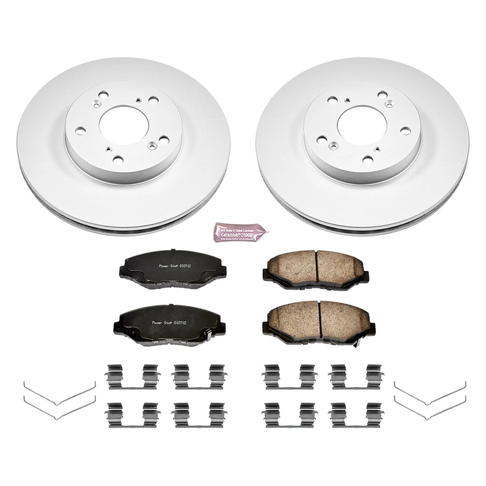 Power Stop Z17 Evolution Geomet Plain Front Brake Kit for 13-21 Honda Civic — 第 2/4 张图片