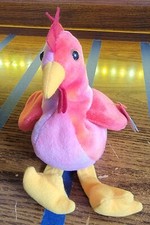 TY Beanie Baby STRUT The Rooster 1996 ERRORS MINT CONDITION Retired Rare 