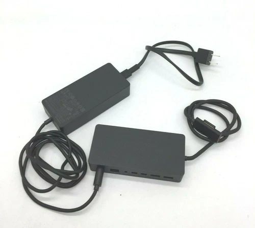 Microsoft Docking Station 1661 Surface Pro 3 4 5 6 7 8 9 1749   PF3-00005 AC