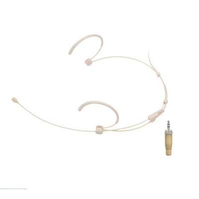PRO Condensor Beige Headset headworn microphone for Sennheiser Wireless System