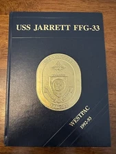 USS Jarrett (FFG-33) 1992 1993 Westpac Mediterranean Deployment Cruise Book!!!