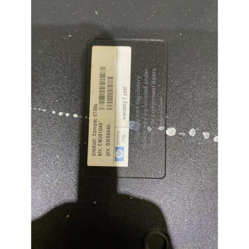 HP Compaq 6735s Laptop Black Bluetooth 15" Widescreen Windows Vista - For Parts - Picture 9 of 10
