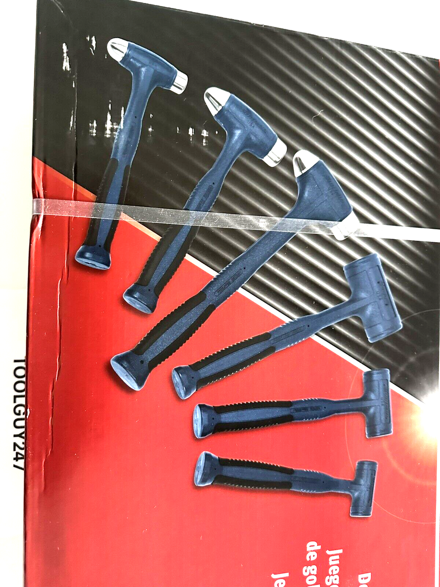 SNAP ON TOOL HBFEBD106 MB PWR BLUE Dead Blow Hammers 6Pc