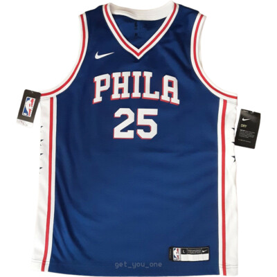 Nike YOUTH Ben Simmons 25 Philadelphia 76ers Icon Swingman