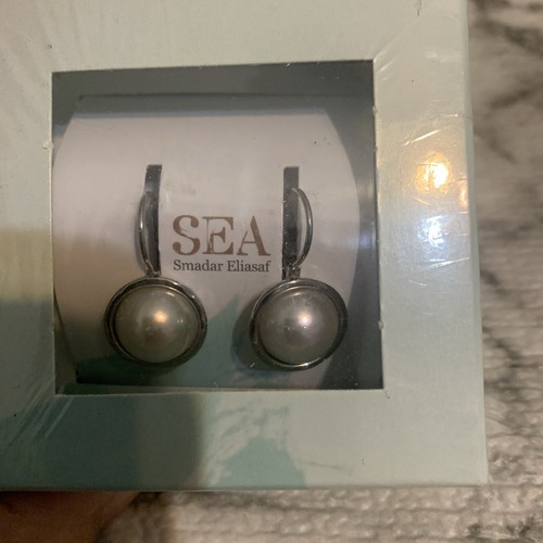 Pendientes Smadar Eliasaf “Sea” Hope enchapados en plata nuevos - Imagen 2 de 5