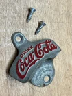 Vintage Coca Cola Starr “X” Wall Mount Cast Iron Bottle Opener Made in W Germany