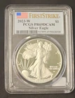 2023-W Proof $1 American Silver Eagle PCGS PR69DCAM FS Flag Label