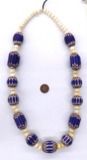 SALE Unbelievable Set of Venetian Chevron African Trade Beads Venetian Bin 66