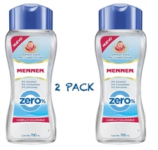 2 PACK MENNEN SHAMPOO ZERO % 700ML / SHAMPOO MENNEN ZERO % 700ML