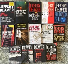 Jeffery Deaver-Lotto 14 volumi-Seconda mano-Buone condizioni.