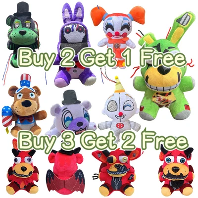 FNAF Kids Five Nights at Freddy's Plush Doll Bear Foxy Sundrop Moon Toy Gift UK