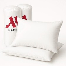 Marriott Luxury Hotel Pillows  King Size Feather  Down Pillow for Side  Back