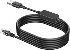 Radar Detector Cable, USB 2.0 to RJ11 Plug Cable,Replacement Power Cable of Rada