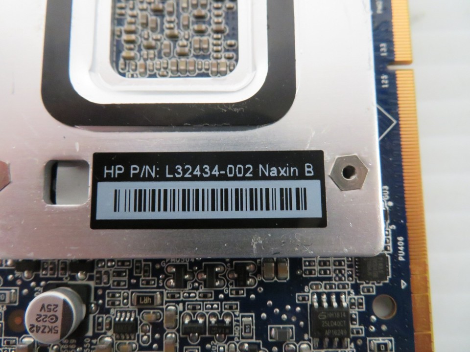 Genuine HP Z2 G4 Mini MXM Quadro P600 2GB Graphics Card +Heatsink Fan ...