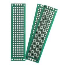 3Pcs Breadboard Solderable Board 80mm x 20mm Green Circuit PCB Board
