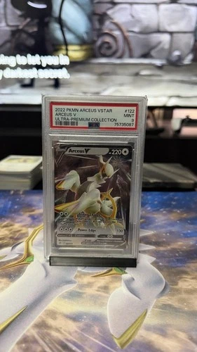 Pokémon TCG - Metal - Arceus V 122/172 - Ultra Premium collection PSA 9