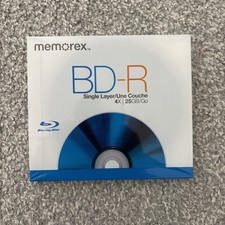 NEW Memorex BD-R Speed Single Layer 4x 25GB Blu Ray Disc