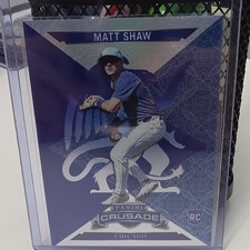2025 Panini Crusade Matt Shaw Chicago Cubs Rookie Insert #40