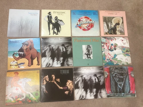 FLEETWOOD MAC - LOT OF 12 LPs Rumors, Future, Bare, Mirage, Mystery VG+/VG+