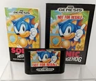 Sonic The Hedgehog Sega Genesis Game Complete W/ Manual & Case Tested!