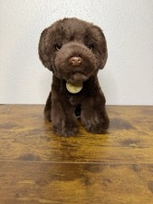 AURORA Miyoni Chocolate Lab Plush Puppy Dog Soft Stuffed Animal Toy
