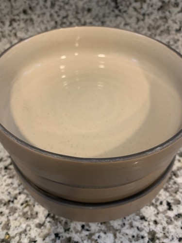 5 Over and Back Bowls Stoneware Cereal Soup Side- 2 Colors-mixed Set-Nantucket - Picture 5 of 13
