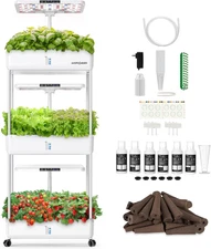 Indoor Garden Hydroponics Growing System Kit: 66 Pods Plant Herb Garden Germinat