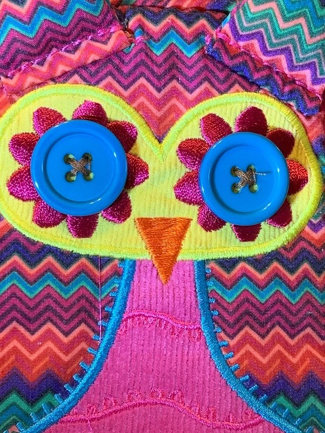 Stephen Joseph Owl Zippered Wristlet Wallet Pouch Adorable - Image 2 of 4