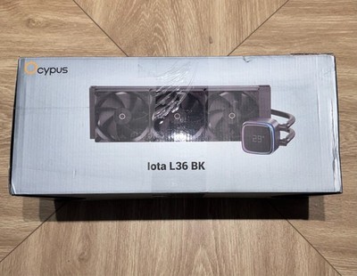 Iota L36 AIO CPU Cooler Liquid 360mm with Temp Digital Display, ARGB Aluminum