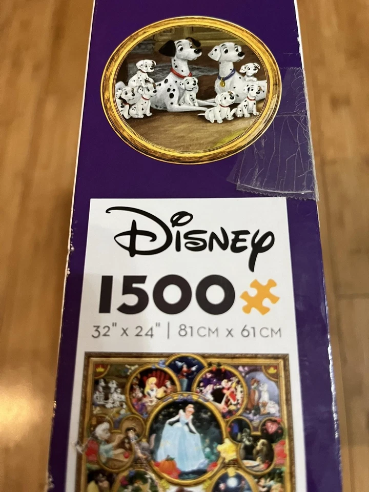 Disney Classics 1500 Piece Jigsaw Puzzle 32x24 Ceaco Collage Scenes Boxed - Image 4 of 4