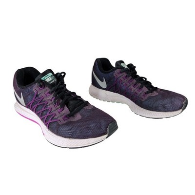 Nike Zoom Pegasus 32 Running Shoes sz 8 Women Navy Blue Purple Pink Jogging