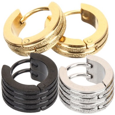 3 Pairs Ohrstecker Set Edelstahl Ohrringe Aus Ohrenschmuckzubehör