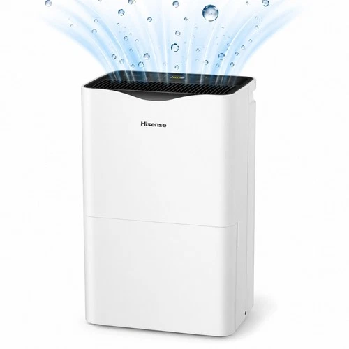 Hisense 50 Pint 3-Speed Dehumidifier w/ Built-in Pump, 4500 sq ft - DH5023KP